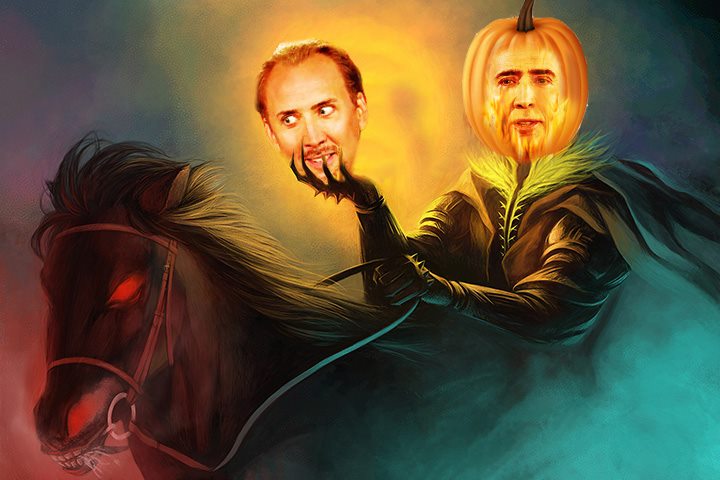 Mounted Halloween Horror Roams Countryside Searching For Lost&nbsp;Hairline